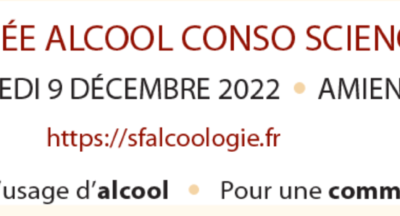 Participation à la Journée Alcool Conso Science organisée par la SFA